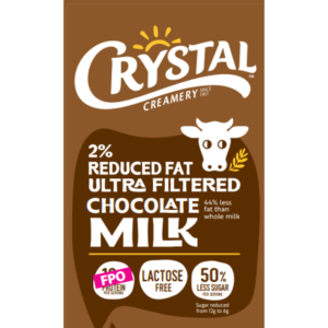 Crystal Creamery Ultra Filtered Reduced Fat Chocolate Milk
